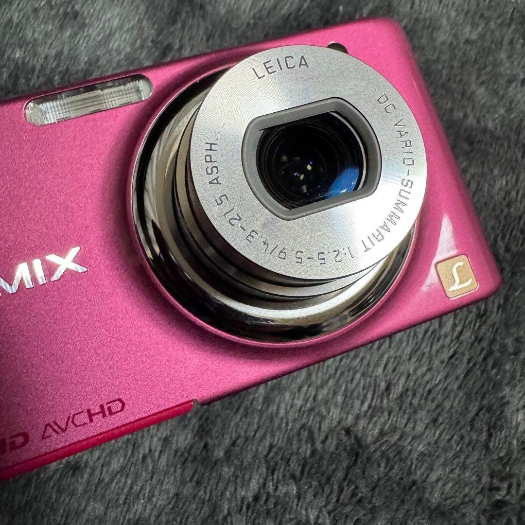 LUMIX DMC-FX77 コンパクトデジタルカメラ ピンク