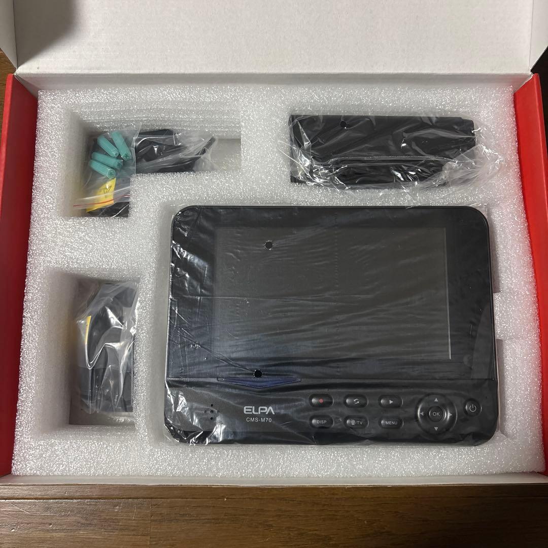 ELPA ワイヤレス カメラ ＆ モニター CMS-7001 新品
