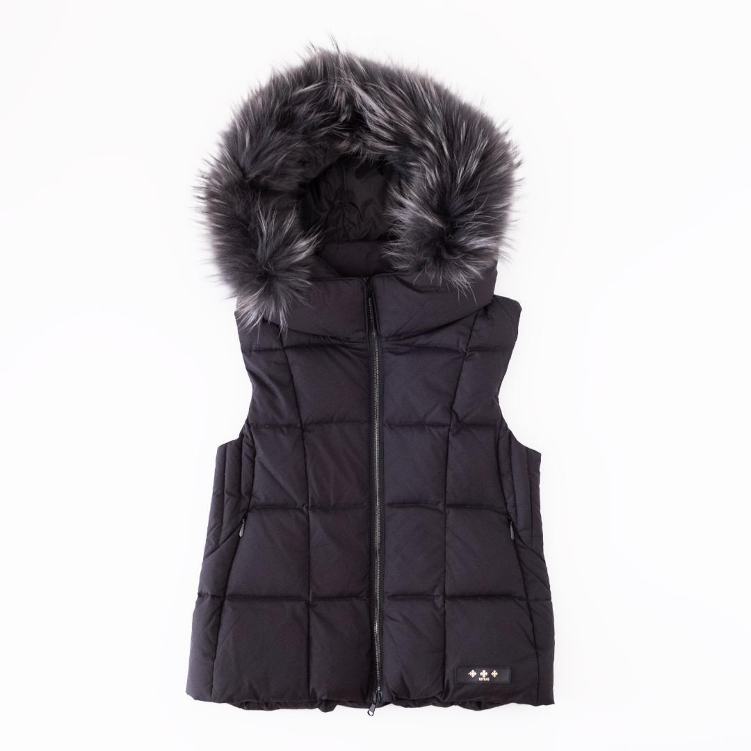 TATRAS タトラス ZALAGA ザラガ ダウンベスト ブラック ファー M