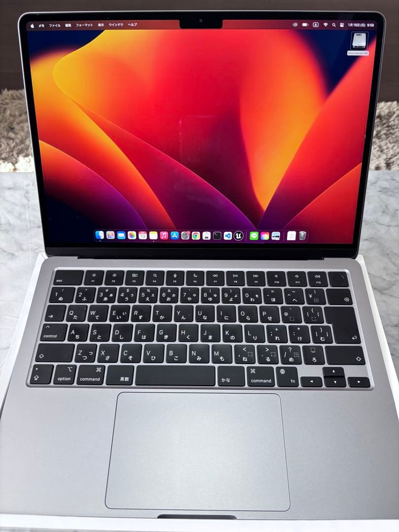 M2 MacBookAir 13インチ 2022 8GB/256GB
