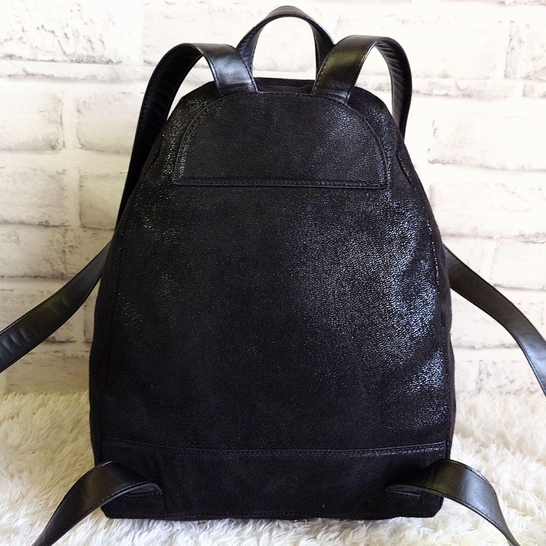 ステラマッカートニー ファラベラ バックパック 保存袋有 シルバーチェーン 黒