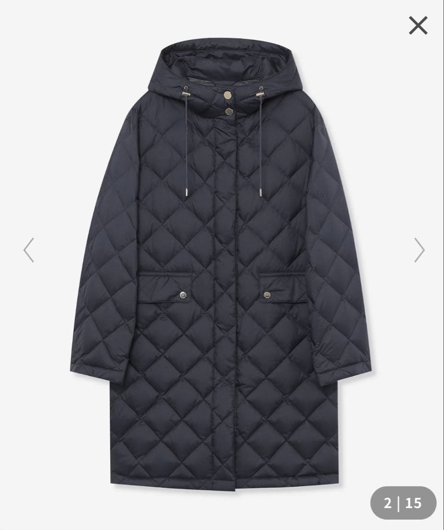 美品◼️マッキントッシュロンドン　ダウンキルトフーデットコート　44