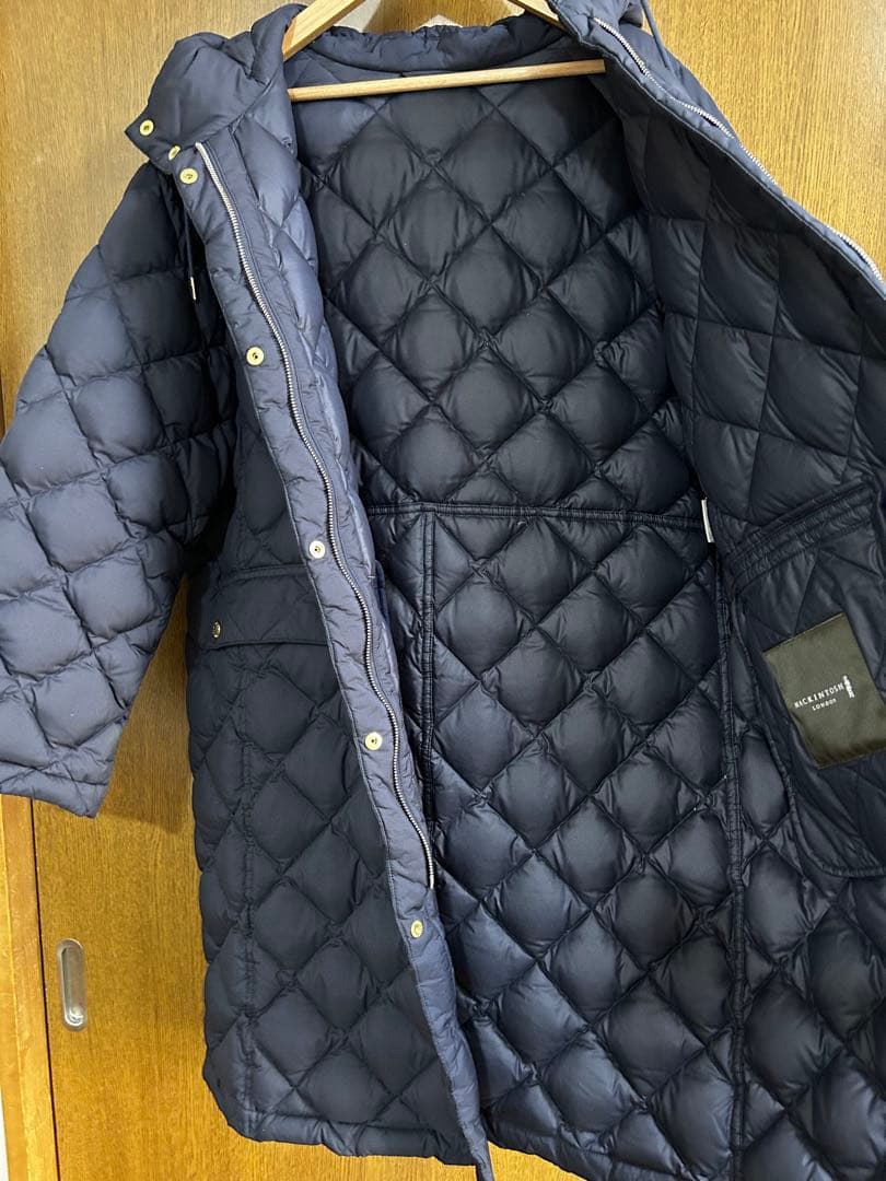 美品◼️マッキントッシュロンドン　ダウンキルトフーデットコート　44