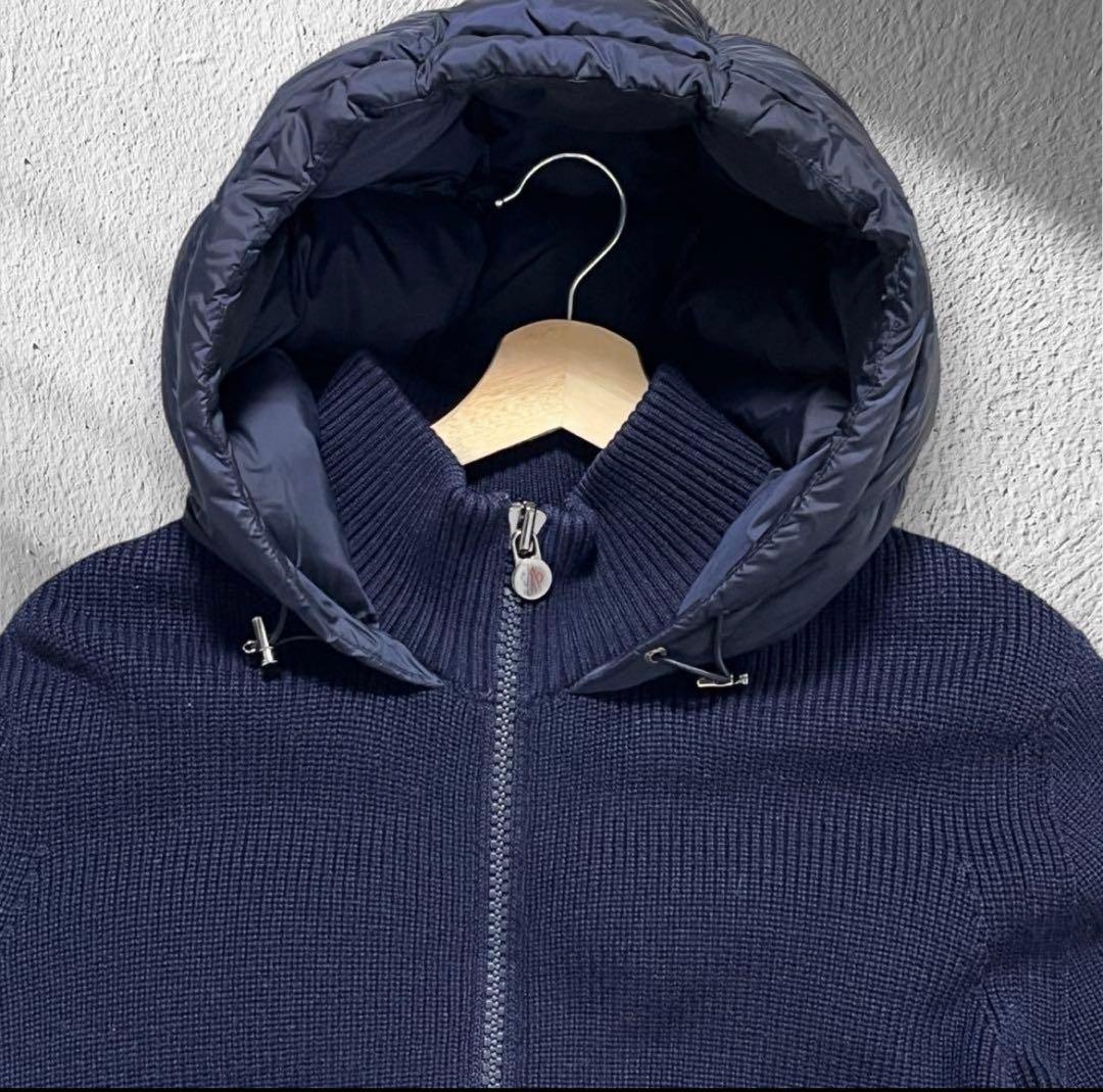 【翌朝発送可能】　モンクレール　マグリオン　トリコット　ニットダウン　Lサイズ