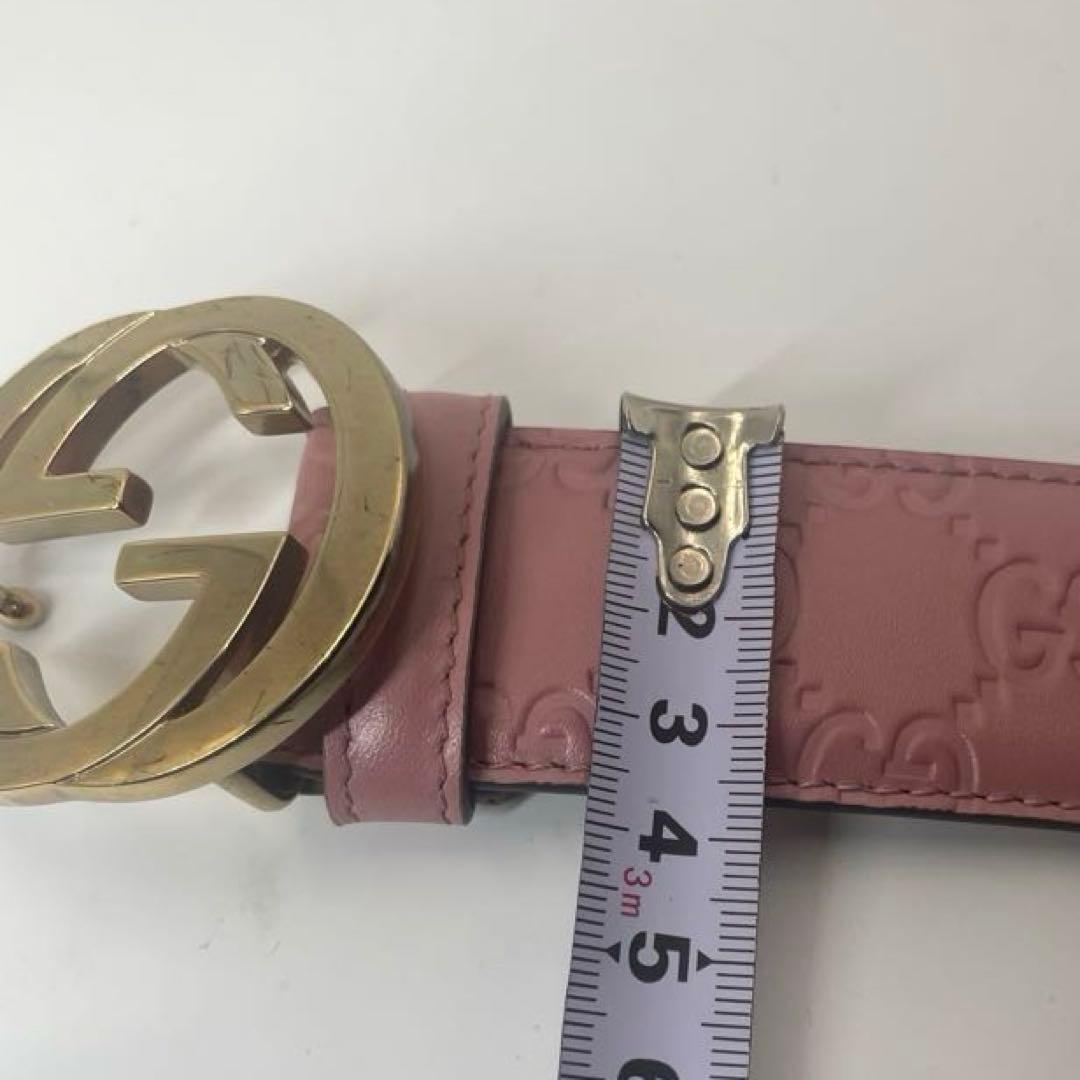 希少♡GUCCI✨グッチ　グッチシマ　インターロッキングG　レザーベルト