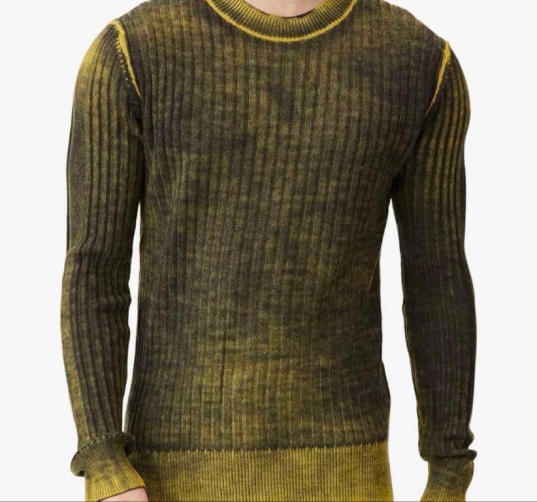 DIESEL K-ANDELERO イエロー M ニット セーター