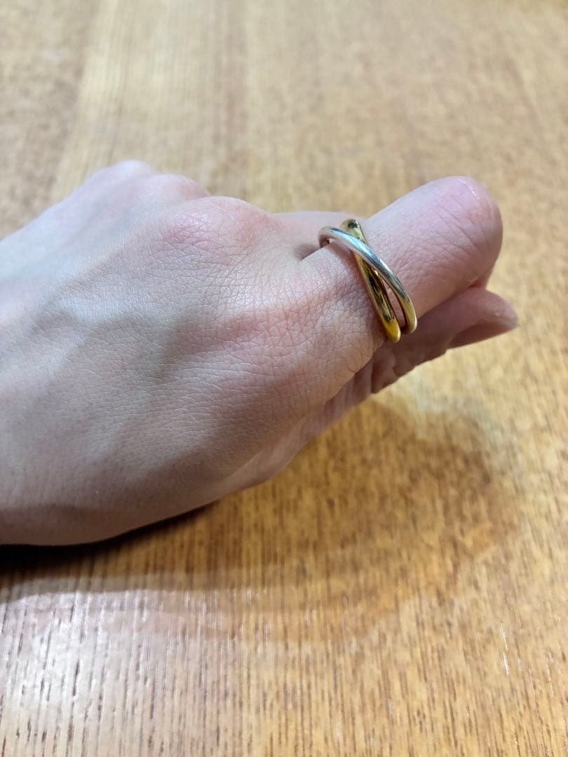 はやしさま専用　値下げ⭐︎ peaujewelryゴールド シルバー リング13号