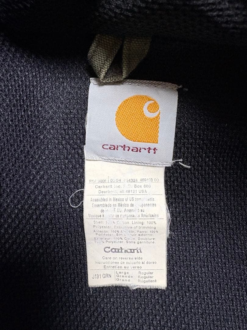 カーハート　アクティブジャケット　L