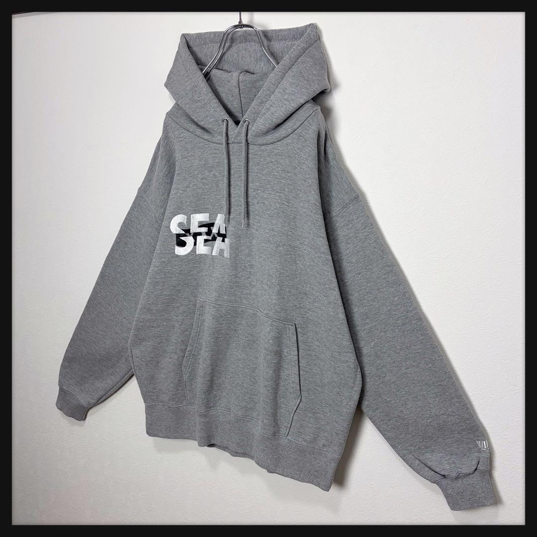 【限定コラボ】ウィンダンシー★ゴッドセレクション 両面刺繍ロゴパーカー 人気L