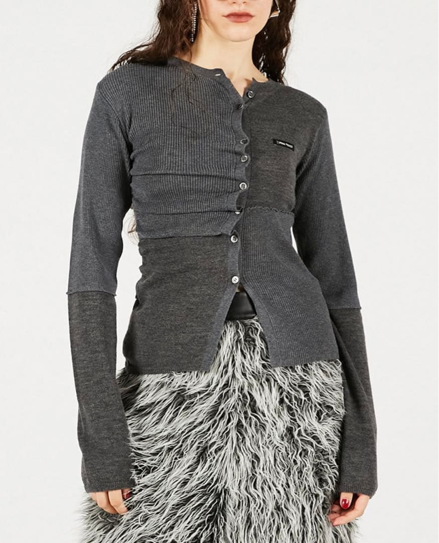 未使用タグ付き✨ PRANK PROJECT ランダムボタン ニット