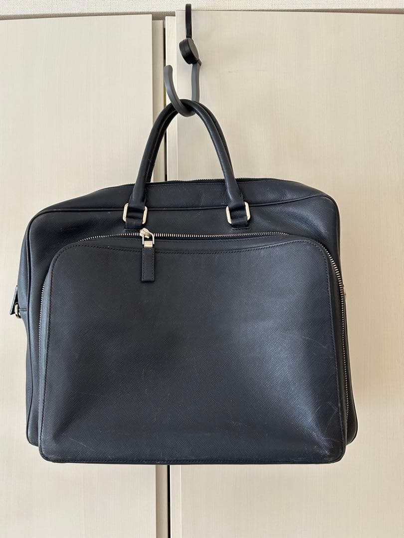 PRADA レザー ビジネスバッグ ジャンク品