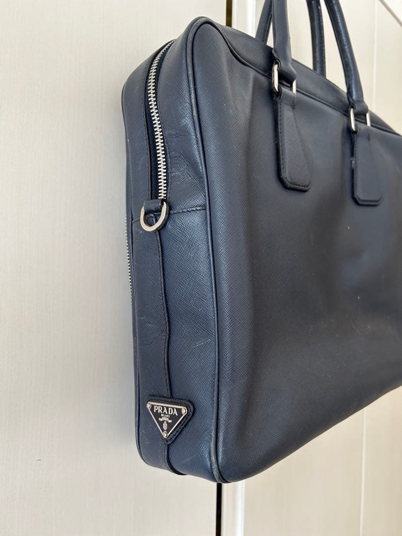 PRADA レザー ビジネスバッグ ジャンク品