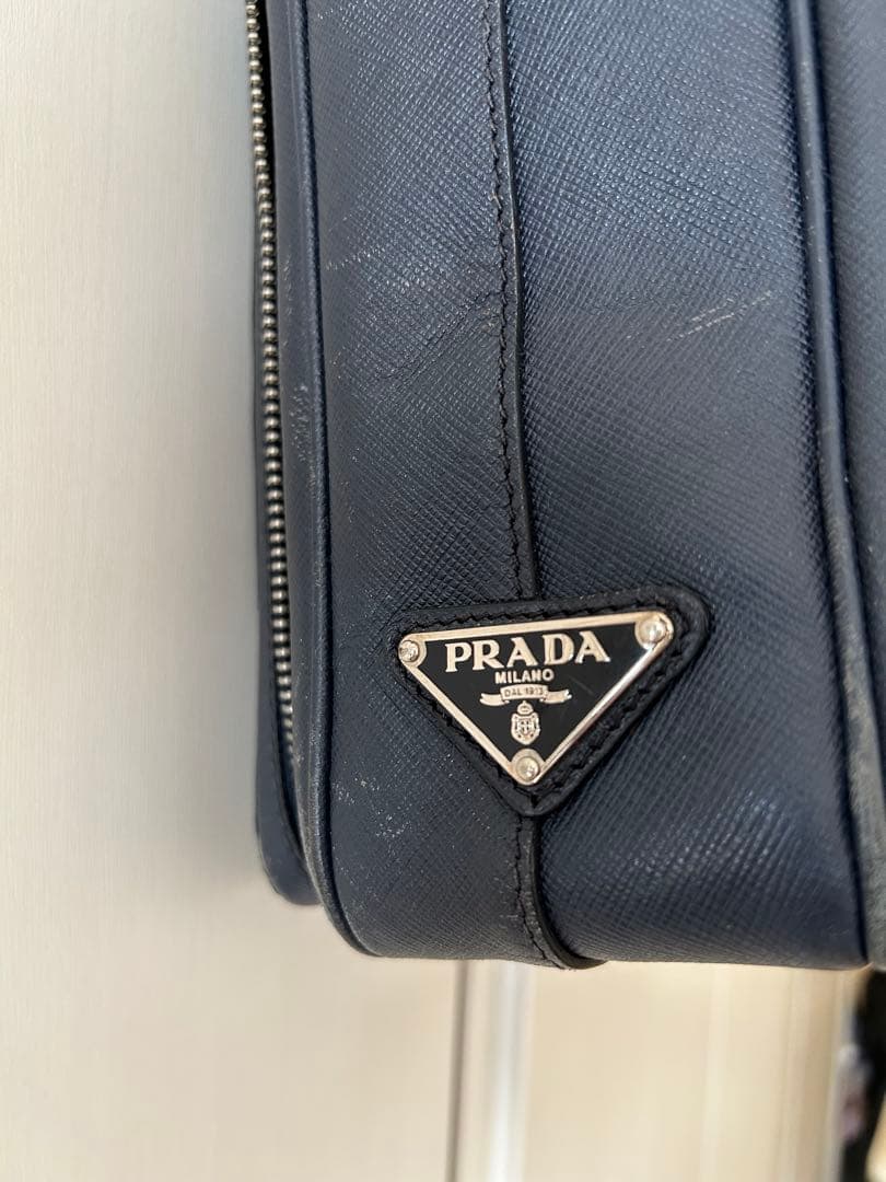 PRADA レザー ビジネスバッグ ジャンク品