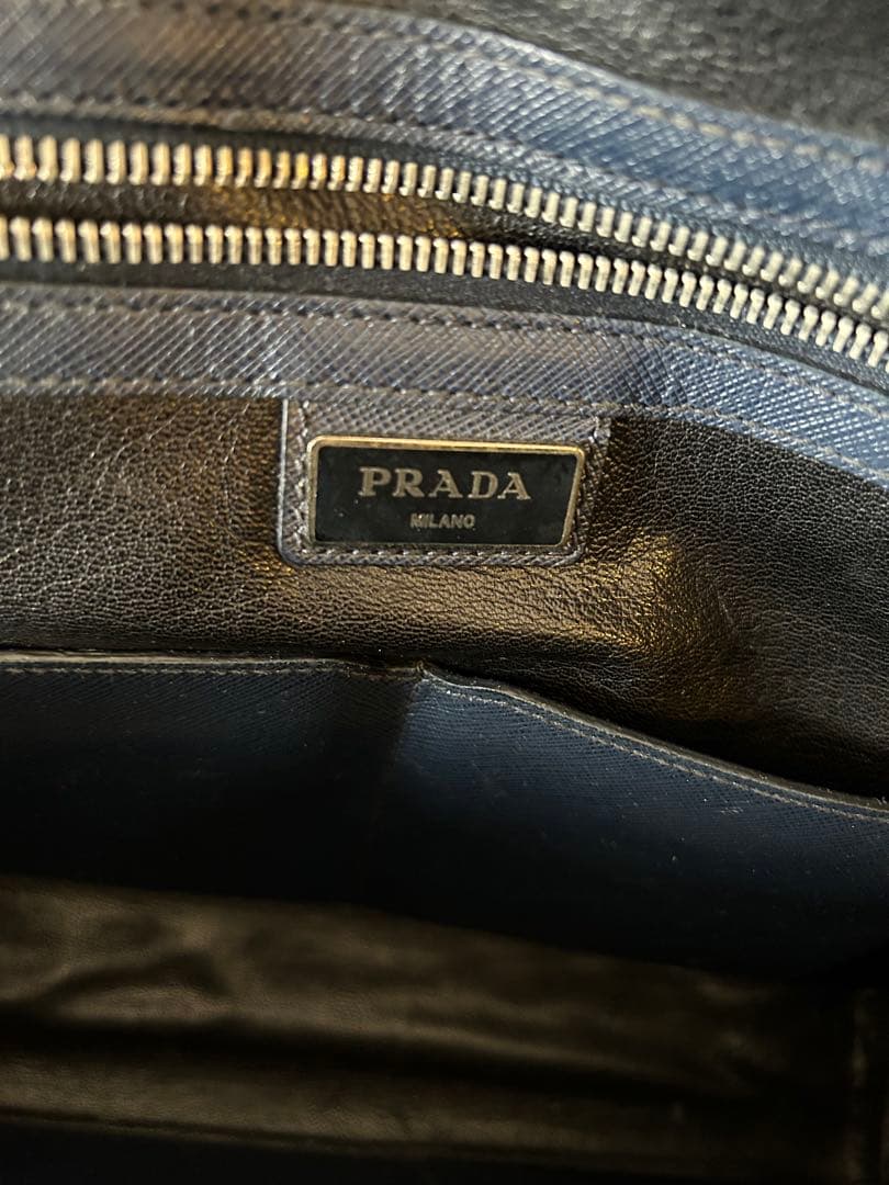 PRADA レザー ビジネスバッグ ジャンク品