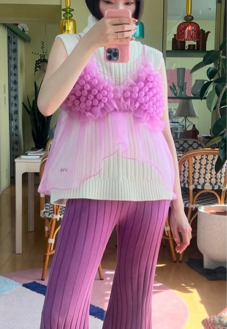 トップス natsumi osawa bubble shape camisole