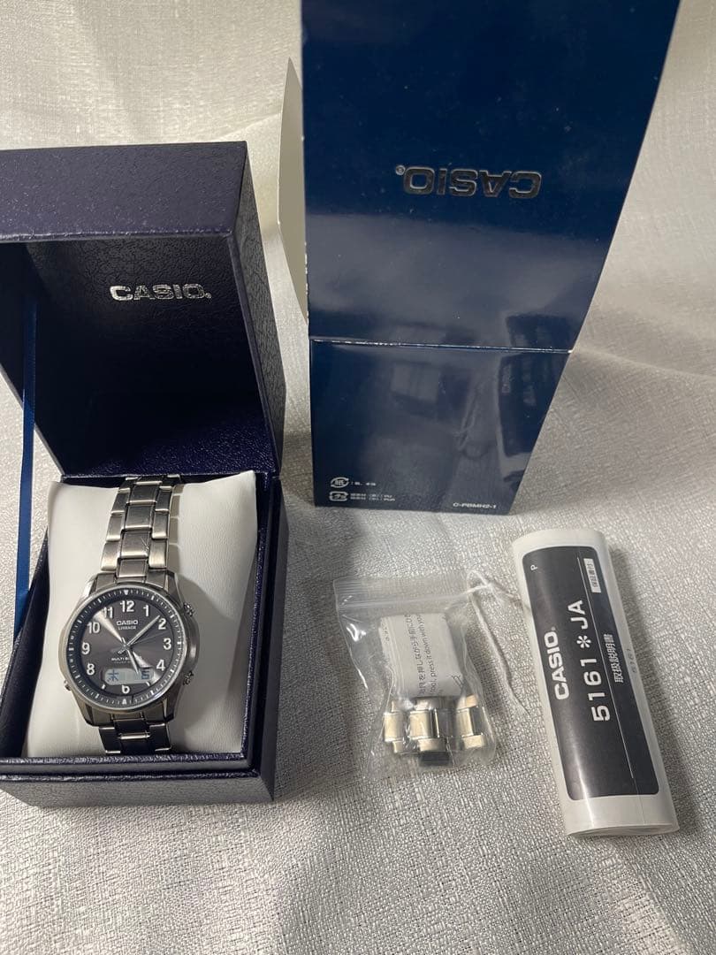 ル*君様 CASIO カシオ　ソーラー電波腕時計 LCW-M100TSE-1A2