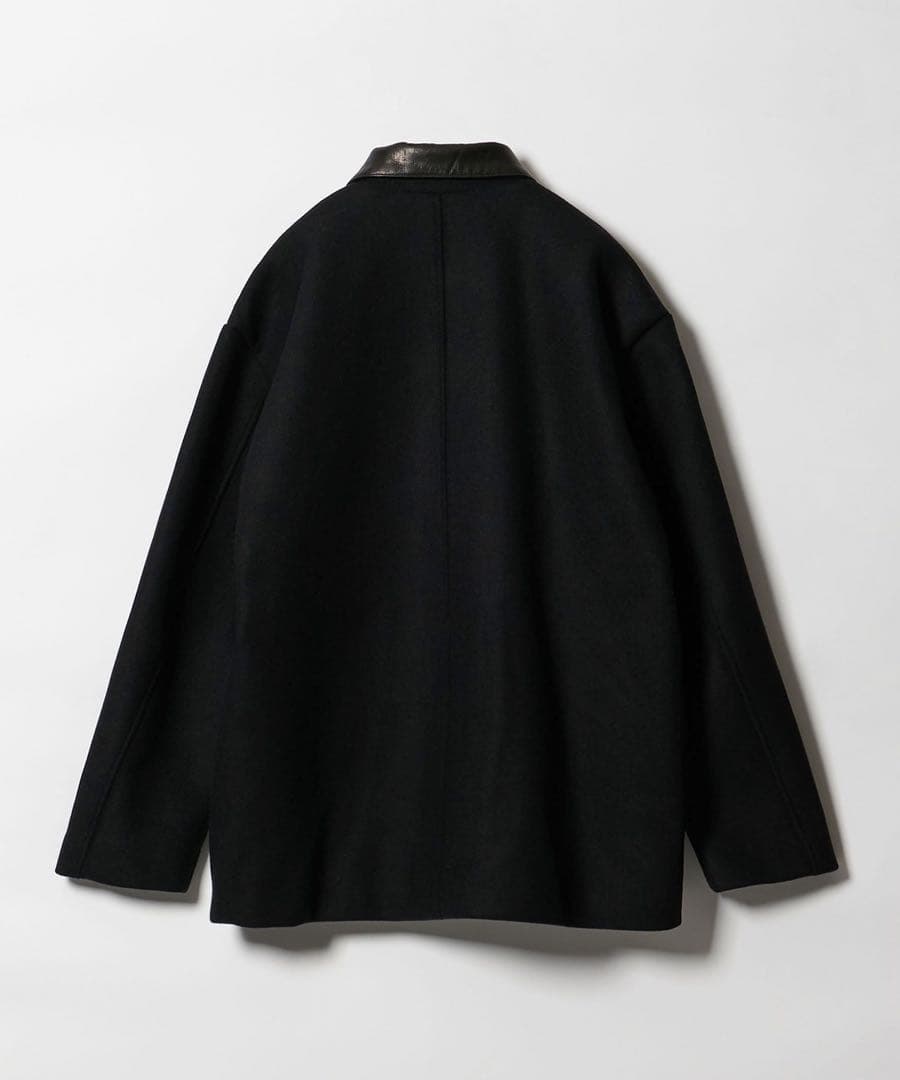 SKOOKUM × monkey time メルトン レザーカラ－ ジャケット