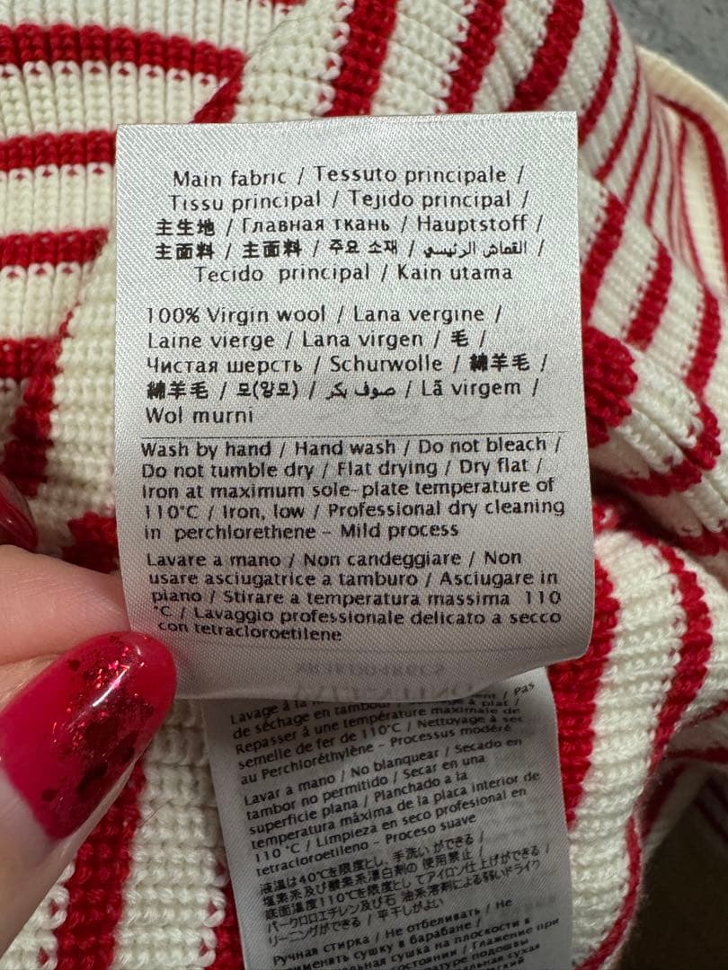 RED VALENTINO ニットウール　ワンピースS