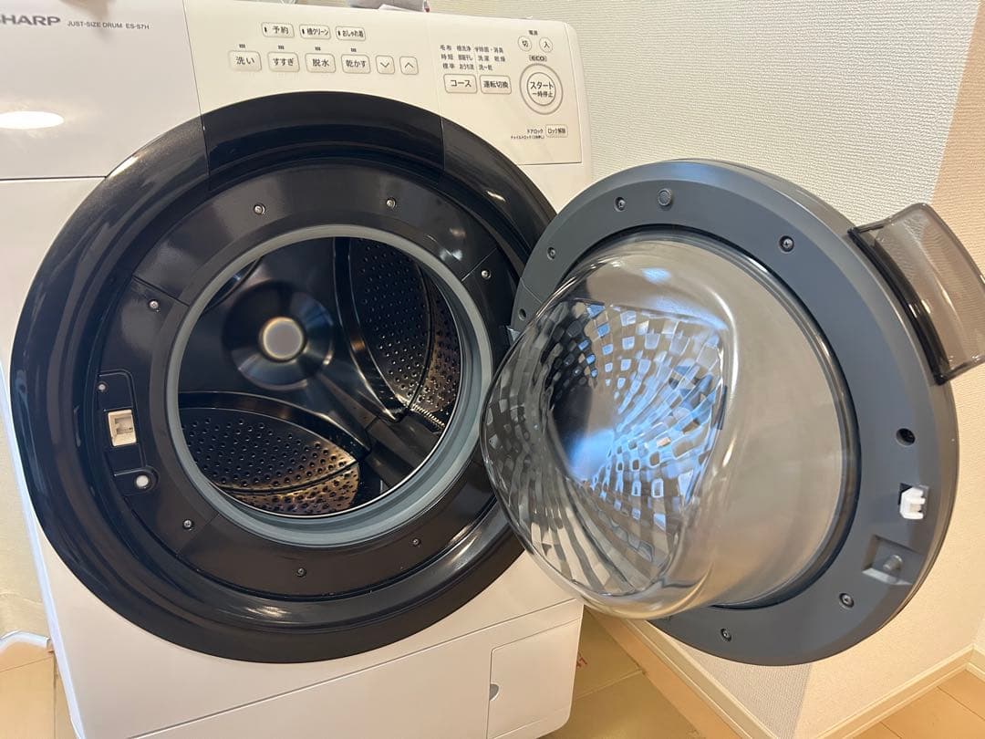 SHARP ES-S7H-WR 2023年製 2023/12/15購入