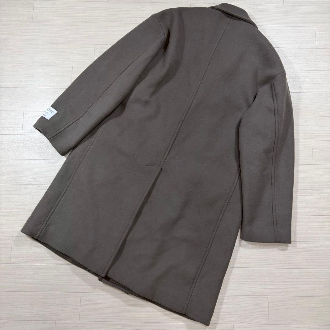 新品タグ付 SHIPSany XL ピュアウールメルトン ダブルチェスターコート
