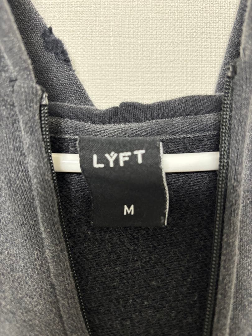 ジャケット・アウター OVERSIZEVINTAGESWEATZIP-UPHOODIE - BLACK