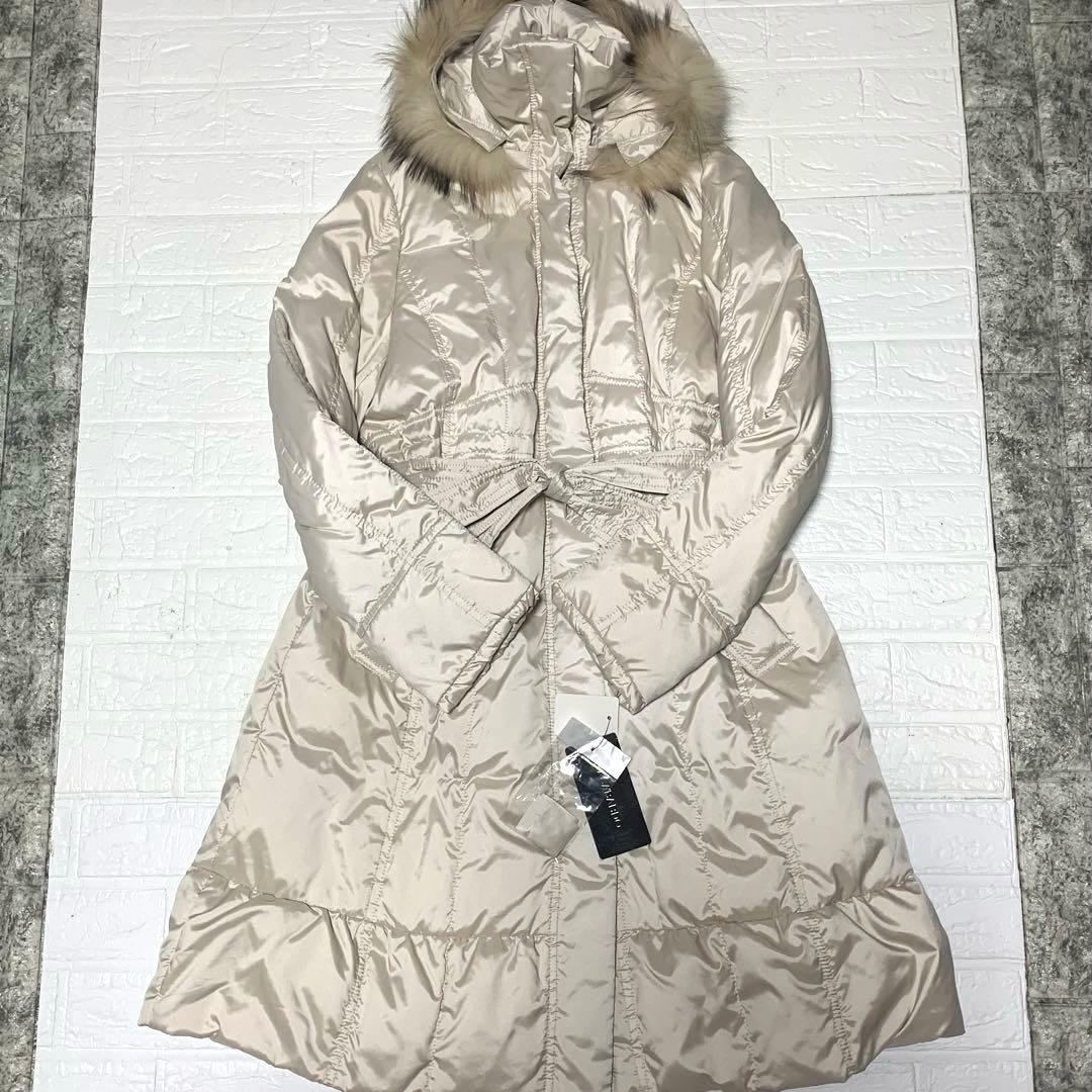 MASABARDO ダウン　ロングコート　新品　ファータグ付き　大きいサイズ