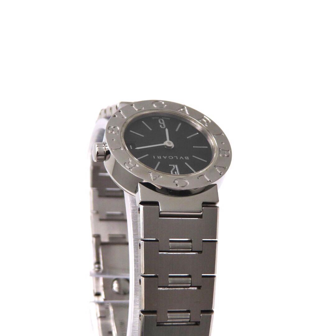 ☆極美品 BB23SS BVLGARI ブルガリ 時計 ブラック レディース