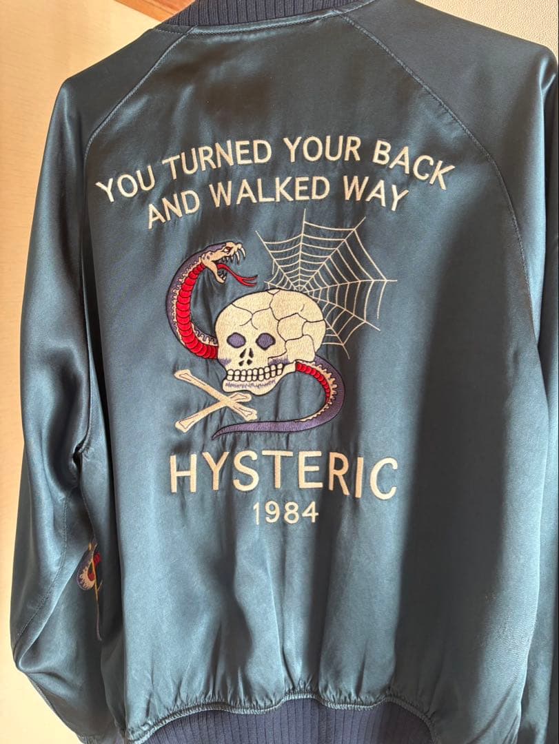Hysteric Glamour スカルスカジャン ブラック レディースM