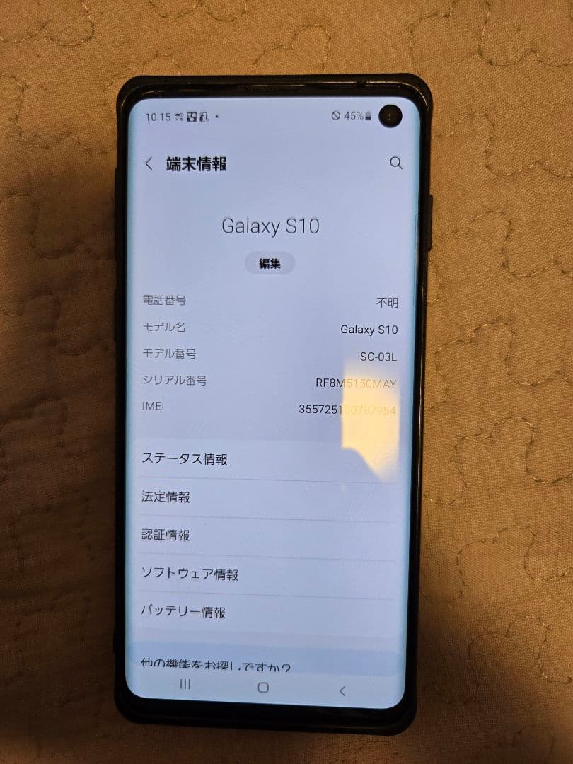 【成人の日限定値下中】Galaxy s10