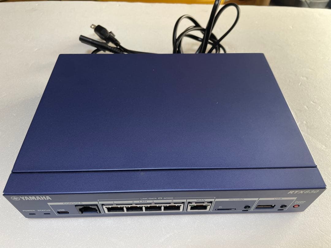 VPNルーター YAMAHA RTX830