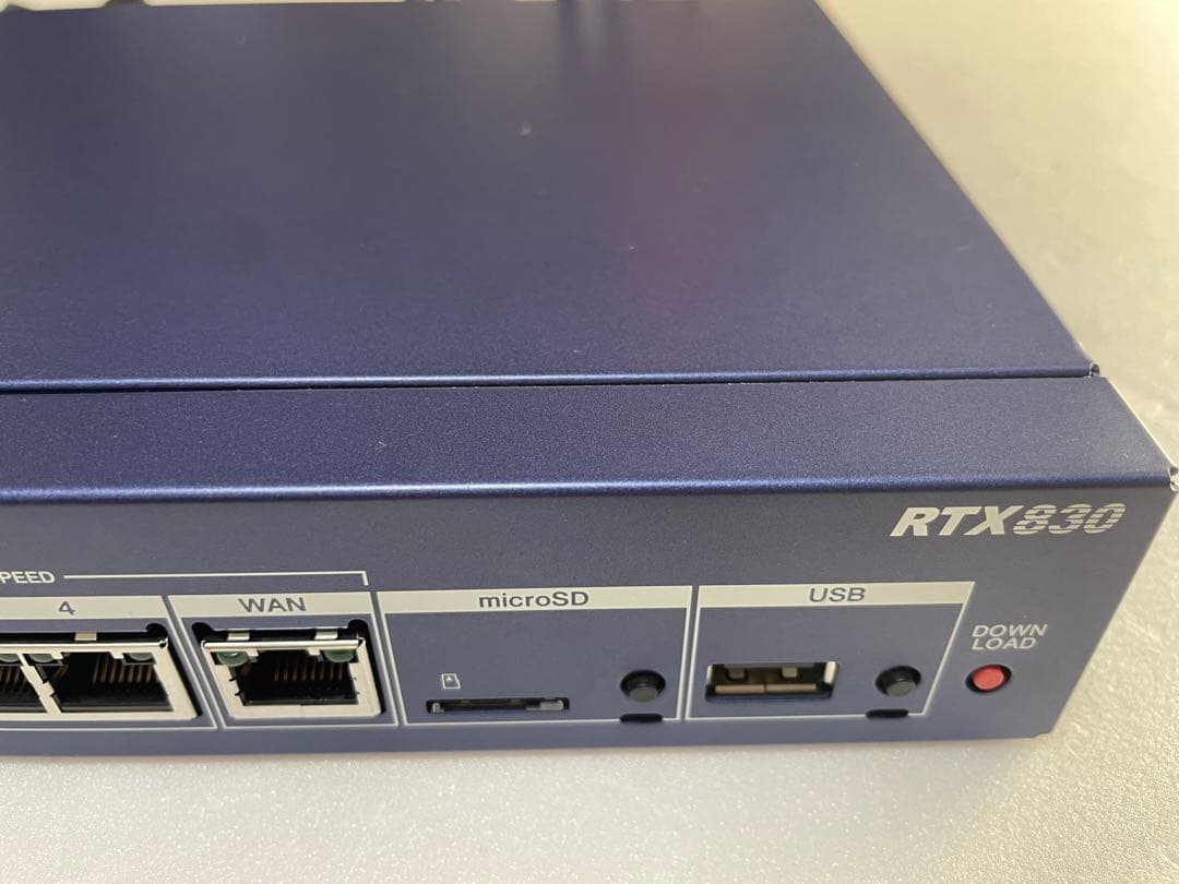 VPNルーター YAMAHA RTX830