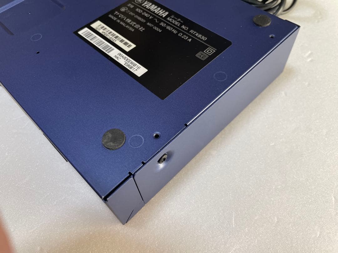 VPNルーター YAMAHA RTX830