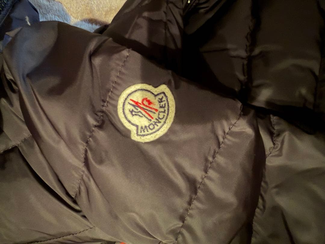 Moncler ブラック ロングダウンジャケット　サイズ2 モンクレール