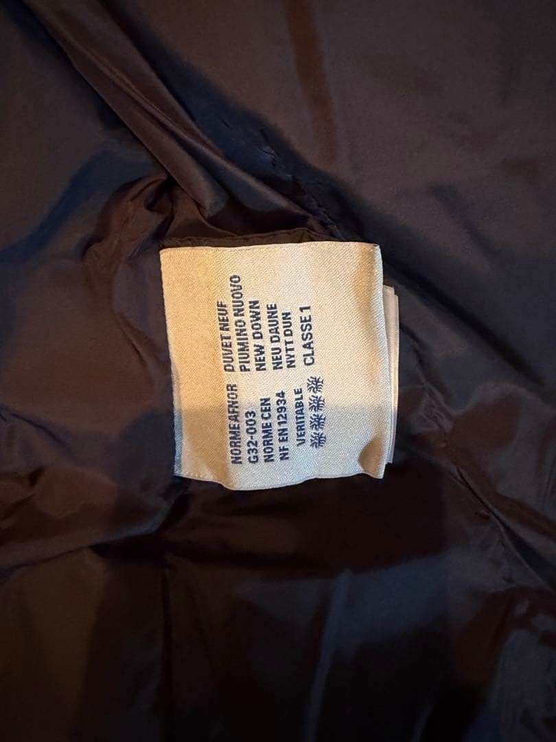 Moncler ブラック ロングダウンジャケット　サイズ2 モンクレール