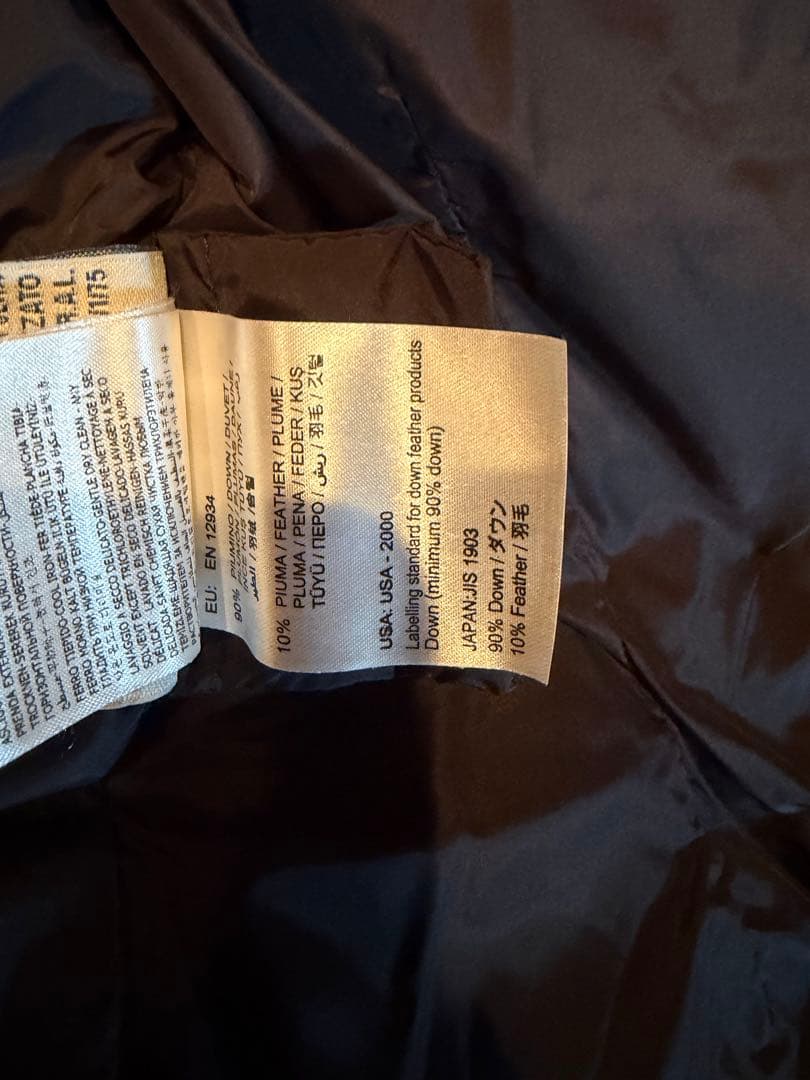 Moncler ブラック ロングダウンジャケット　サイズ2 モンクレール