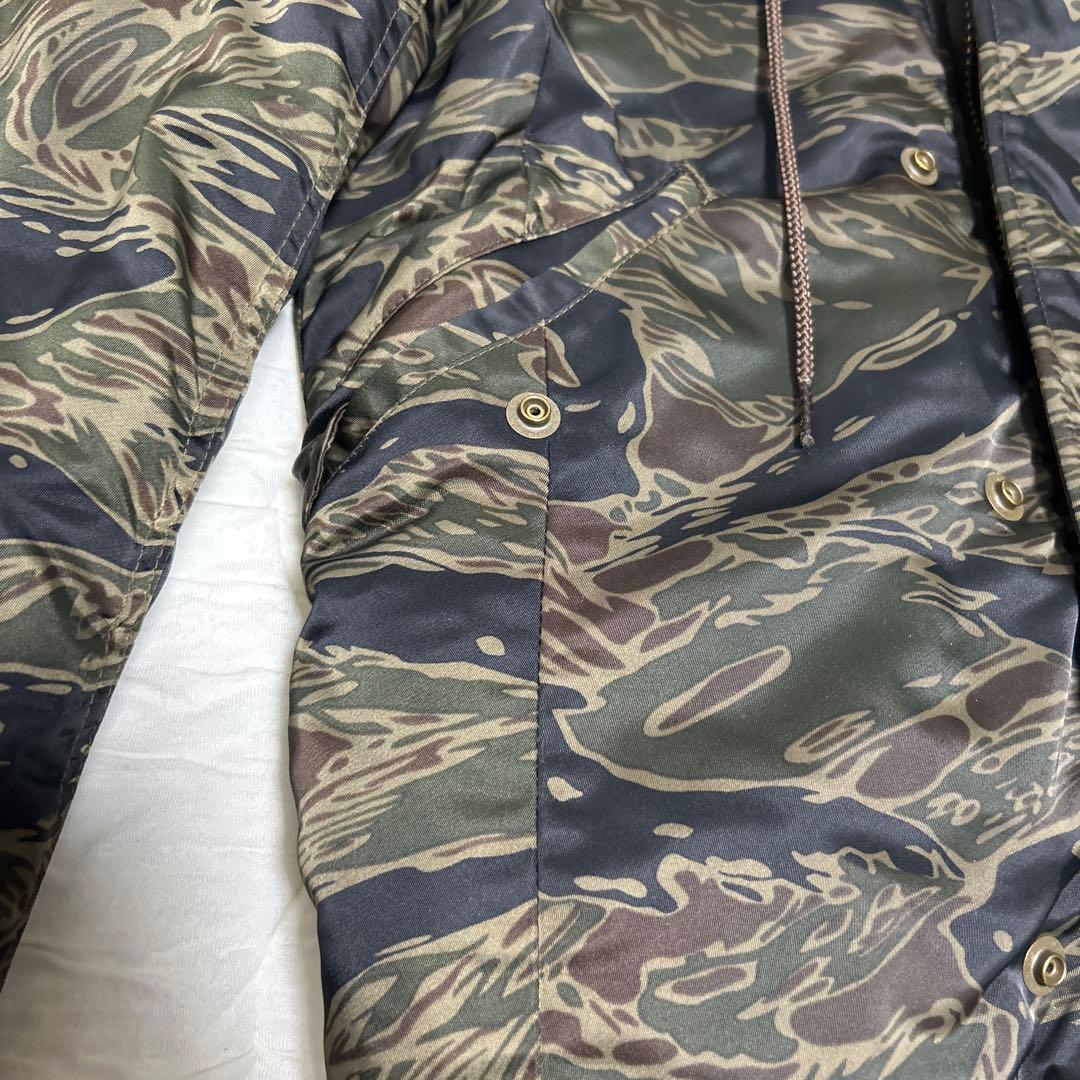 Hysteric Glamour迷彩色ファー付きミリタリージャケット