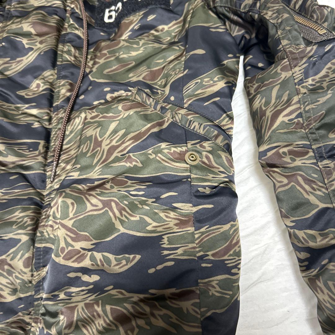 Hysteric Glamour迷彩色ファー付きミリタリージャケット