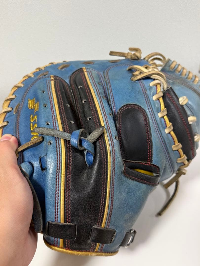 SSK 軟式グローブ 青/黒