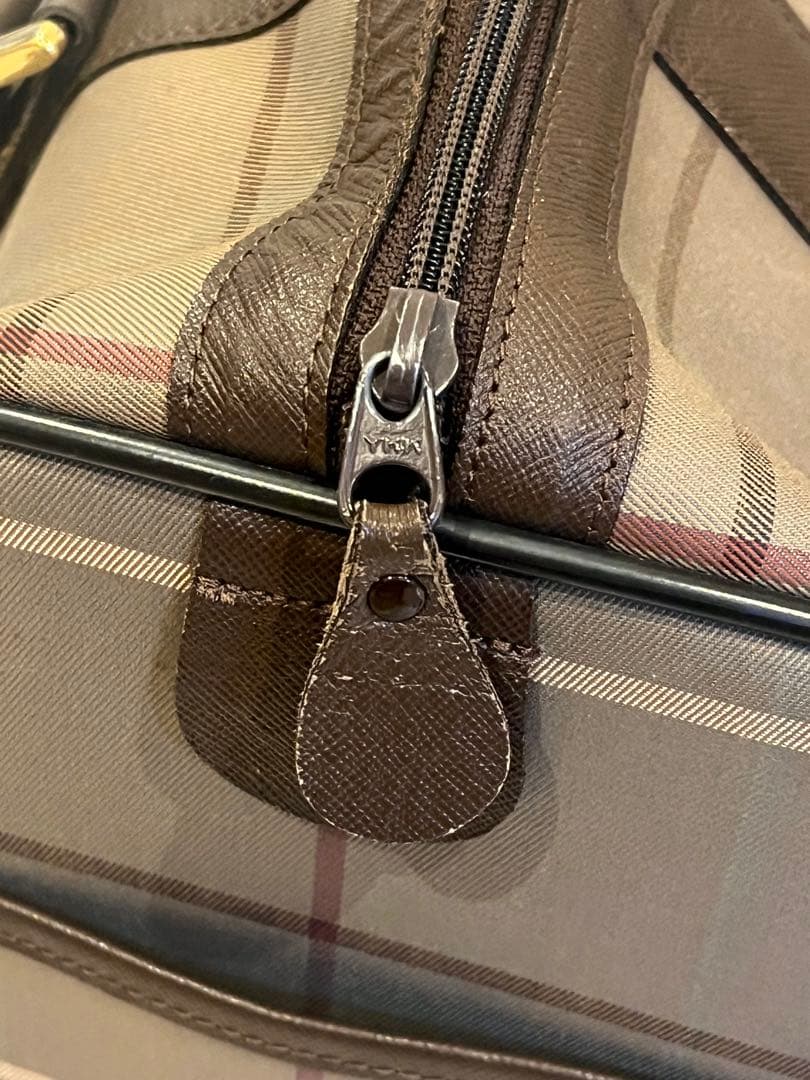 BURBERRY バーバリー ボストンバッグ ノバチェック ハンドバッグ