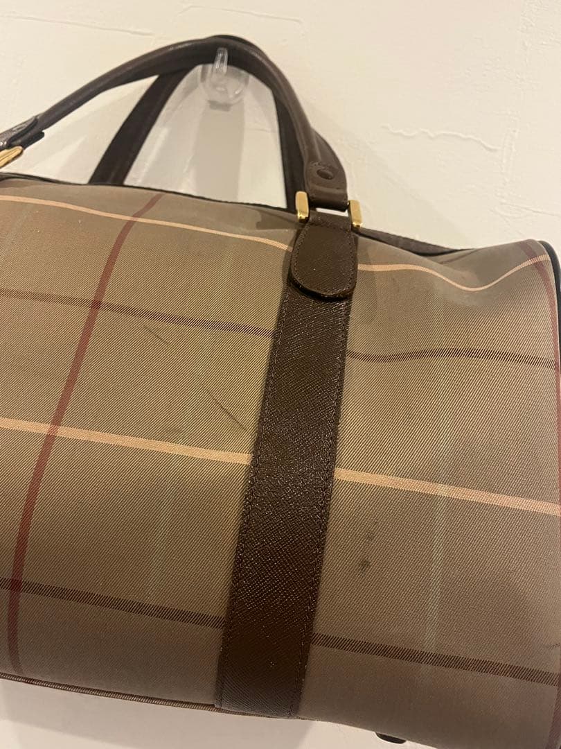 BURBERRY バーバリー ボストンバッグ ノバチェック ハンドバッグ