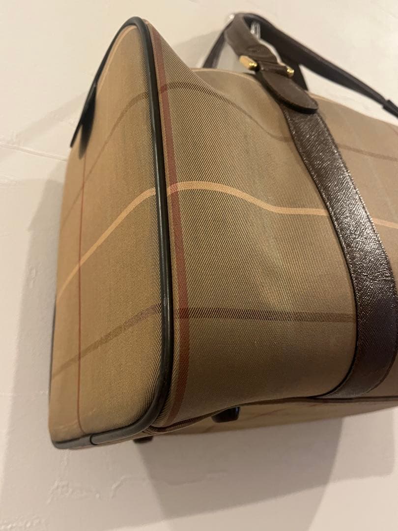 BURBERRY バーバリー ボストンバッグ ノバチェック ハンドバッグ