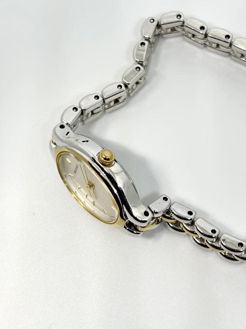 稼働品 SEIKO クオーツ 1F21-5A00 レディース