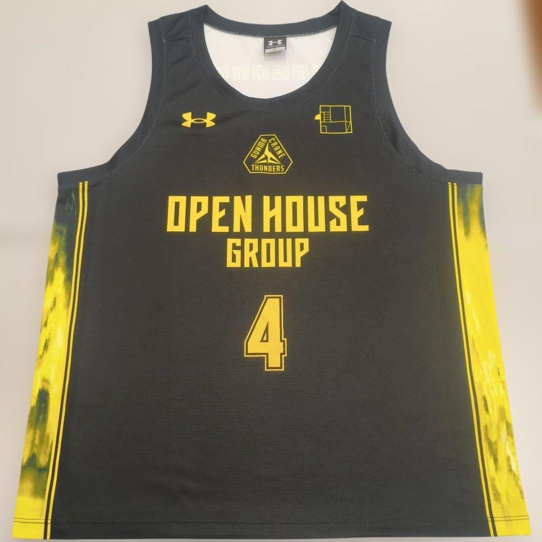 群馬クレインサンダーズ　トレイジョーンズ　ホームユニフォーム