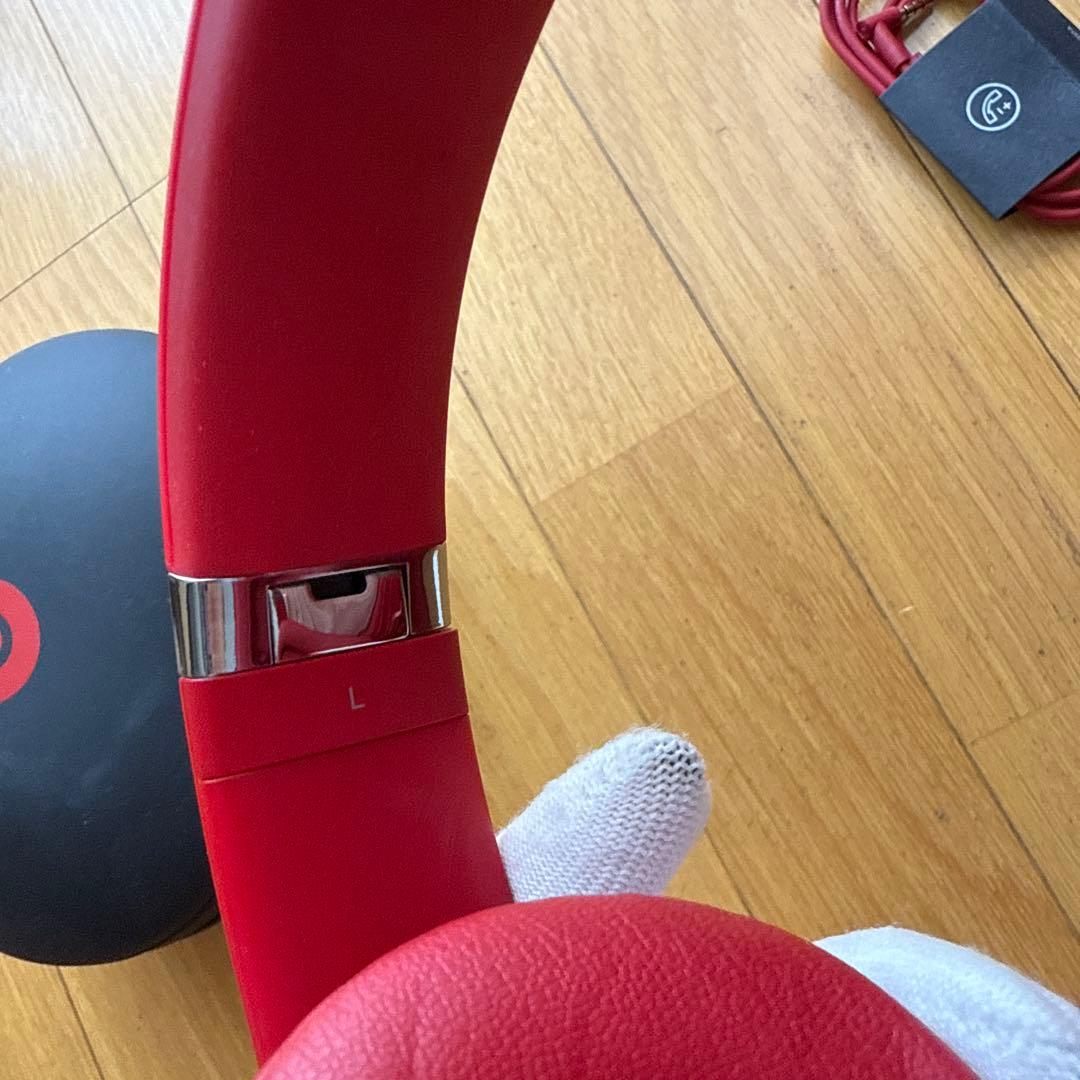 美品 Beats Wireless Studio3 ヘッドホン レッド