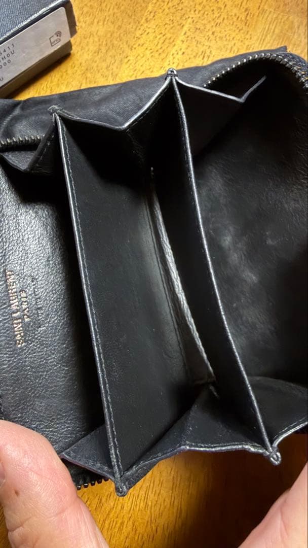 YSL ブラックレザー ケース