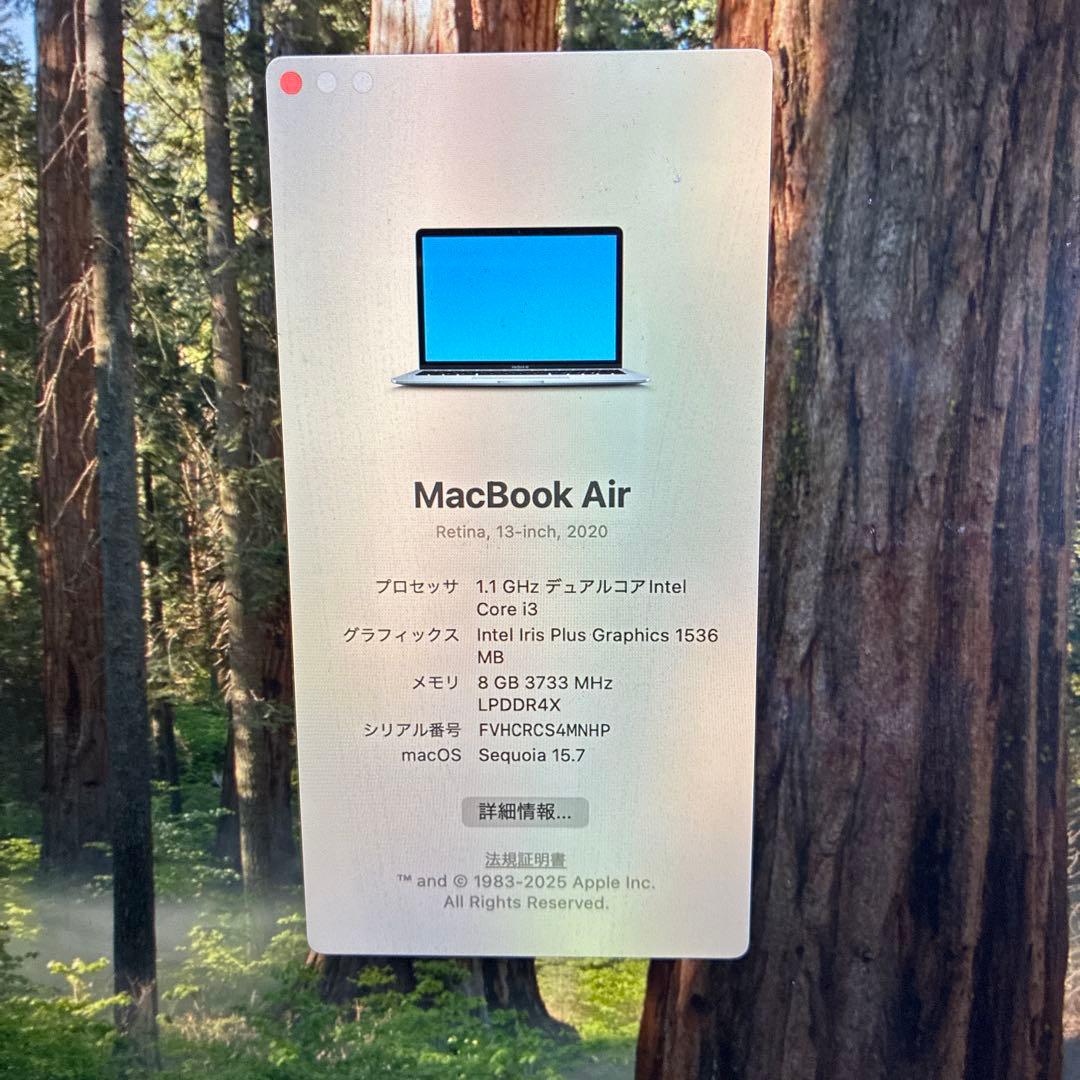 Apple MacBook 本体 2025年バッテリー交換済み