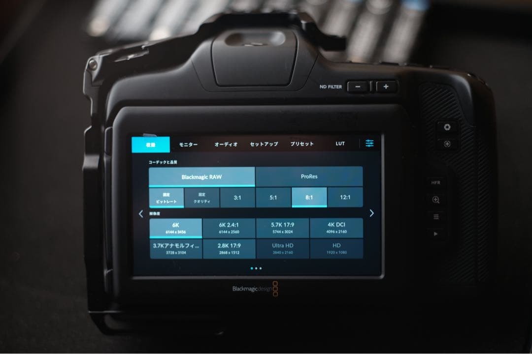 BMPCC 6KPRO シネマカメラレンズセット