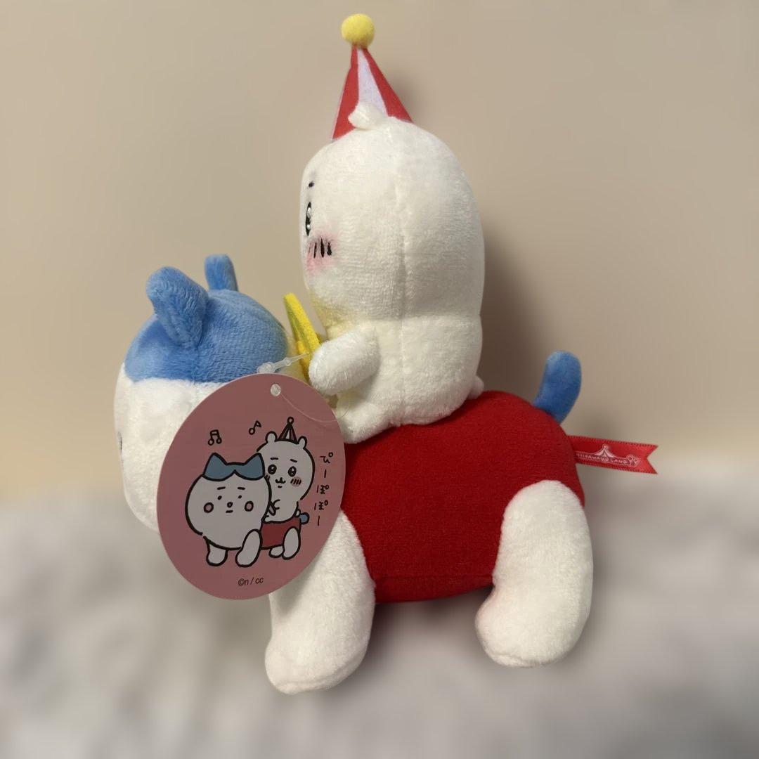 ちいかわらんど　ぴーぽぽぬいぐるみ　ちいかわ　ハチワレ　ウサギ　3体セット