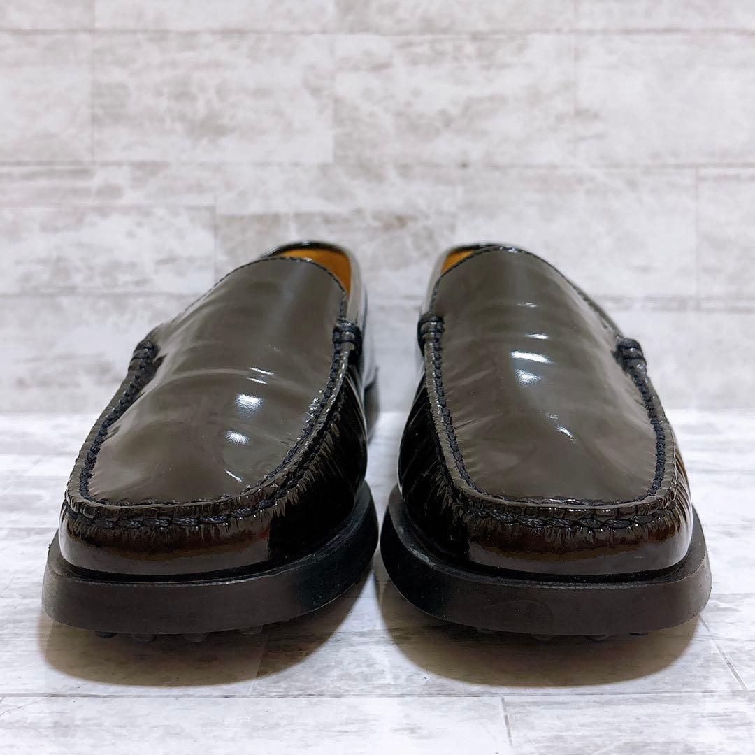 極美品✨TODS トッズ ゴンミーニ パテントレザー ローファー 箱付 25cm