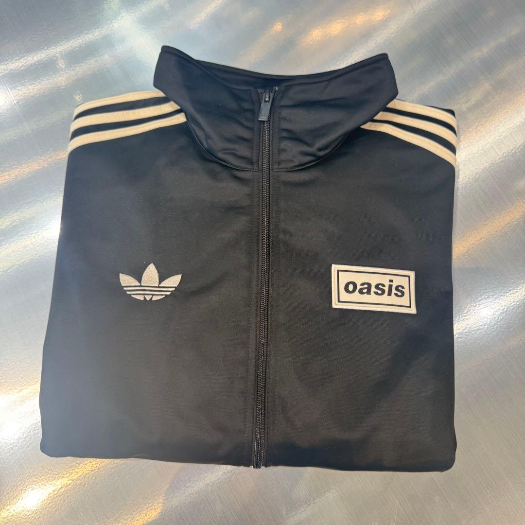 adidas Oasis トラックジャケット ブラック　L